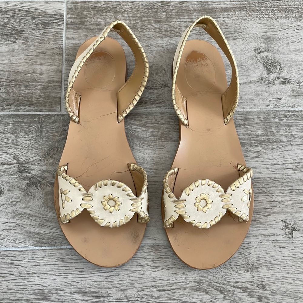 Jack Rogers leather sandals. Size 8.5